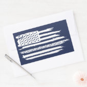 US Flag Cycling Rechthoekige Sticker (Envelop)