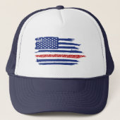 US Flag Cycling Trucker Pet (Voorkant)