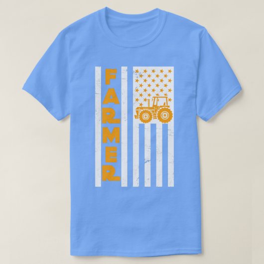 US Flag Farmer T-shirt (Design voorkant)