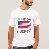 US Flag Freedom Liberty™ Mannen T-shirt (Voorkant)