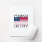 US Flag Freedom Liberty™ Muismat (Met muis)