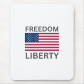 US Flag Freedom Liberty™ Muismat (Voorkant)