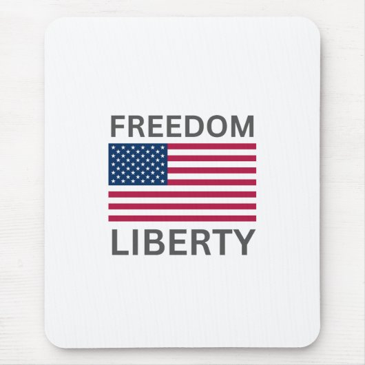 US Flag Freedom Liberty™ Muismat (Voorkant)
