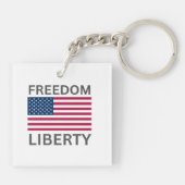 US Flag Freedom Liberty™ Sleutelhanger (Achterkant)