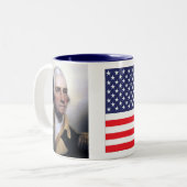 US Flag George Washington Mok (Voorkant links)