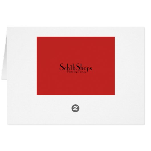 US Flag "Happy Independence Day"-Wenskaart (Achterkant Horizontaal)