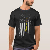 US Flag Jet Ski Amerikaanse vlag Jet Ski Gift T-shirt (Voorkant)