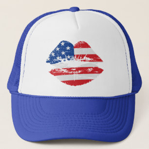 US Flag Lips Pet