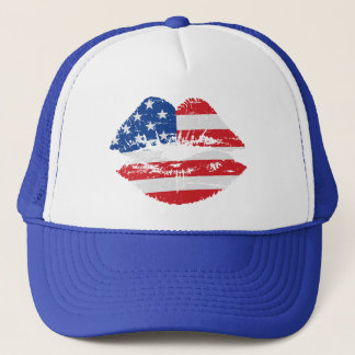 US Flag Lips Pet