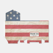 US Flag Militair Patriottisch Afstuderen Dank u we Bedankdoosjes (Uitgevouwen)