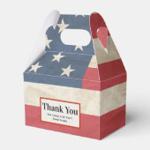 US Flag Militair Patriottisch Afstuderen Hartelijk Bedankdoosjes (Voorkant Zijde)