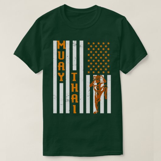 US Flag Muay Thai T-shirt (Design voorkant)