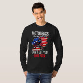 Us Flag Mx Motocross Because Drugs Cant Get You Th T-shirt (Voorkant volledig)