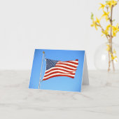 US Flag Note Kaart (Gele Bloem)