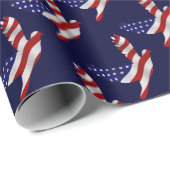 US Flag Peace Dove Cadeaupapier (Rol Hoek)