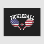 US Flag Pickleball Speler  Pickle Ball Love (Voorkant)