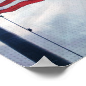 US Flag Pop Art Stripes Fotografische Art Print (Hoek)