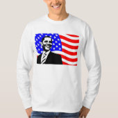 US Flag President Barack Obama Shirt (Voorkant)