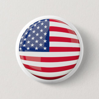 US Flag Print Ronde Buttonnen Button 5,7 Cm