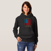 US Flag Retired 2023 Not My Problem Anymore Retire Hoodie (Voorkant volledig)