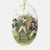 US Flag Spirit of 76 Soldier Drummer Boy Keramisch Ornament (Links)