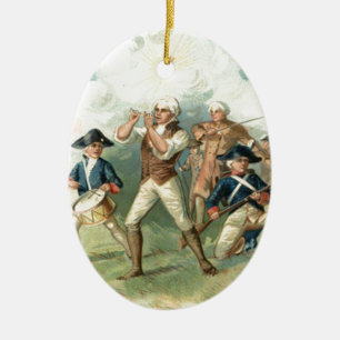 US Flag Spirit of 76 Soldier Drummer Boy Keramisch Ornament