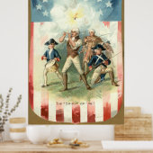 US Flag Spirit of 76 Soldier Drummer Boy Poster (Keuken)