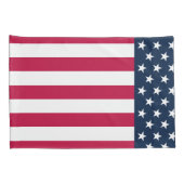 US Flag Stars and Stripes Pillow Hoesje Kussensloop (Achterkant-Rechts)