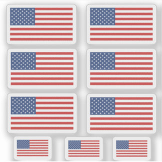 US Flag Stickers