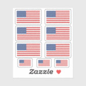 US Flag Stickers (Vel)