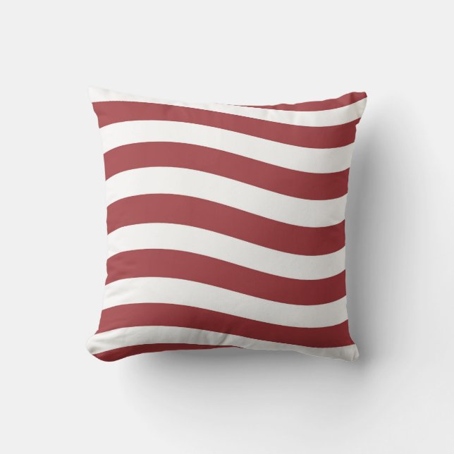 US FLAG STRIPES PILLOW KUSSEN (Voorkant)
