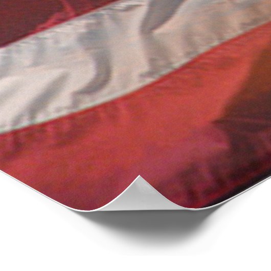 US Flag Sunrise Poster (Hoek)