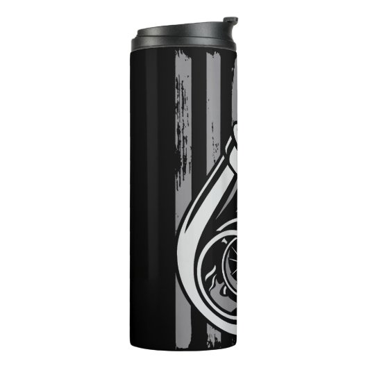 US Flag Tuner Car Guy Autoliefhebber Racing Drifti Thermosbeker (Gedraaid links)