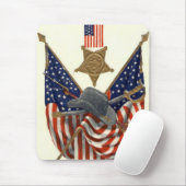 US Flag Union Civil War Medal Eagle Muismat (Met muis)