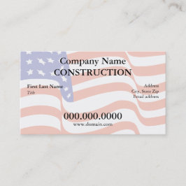 US Flag Visitekaartje