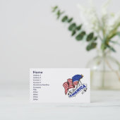 US FLAG VISITEKAARTJES (Staand voorkant)