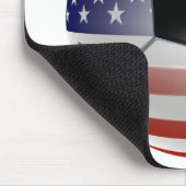 US Flag Voetbal Muismat (Hoek)