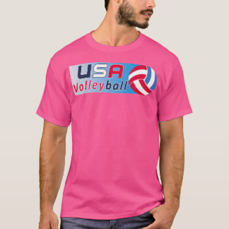 US Flag Volleybal T-shirt