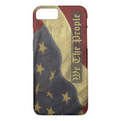 US Flag, Wij de People iPhone 7 hoesje (Achterkant)