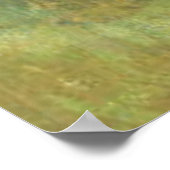 US Flag Wreath Cemetery Tombstone Flowers Poster (Hoek)