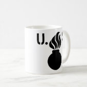 US "Flaming Bomb" Logo Koffee Mok (Voorkant rechts)