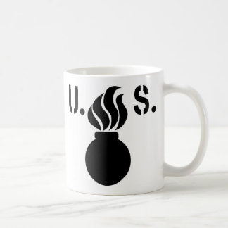 US "Flaming Bomb" Logo Koffee Mok