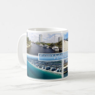 US Florida - Fort Lauderdale - De nieuwe rivier Koffiemok