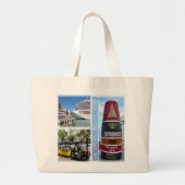 US Florida - Key West - Southernmost Point Buoy - Grote Tote Bag (Voorkant)