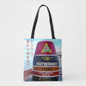 US Florida - Key West - Southernmost punt boei - Tote Bag (Voorkant)