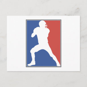 US Football Player T-shirts en cadeaus Briefkaart