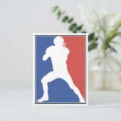 US Football Player T-shirts en cadeaus Briefkaart (Staand voorkant)