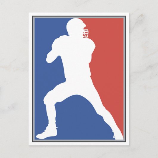 US Football Player T-shirts en cadeaus Briefkaart (Voorkant)