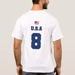 US Football Soccer Team USMNT#8 T-Shirt