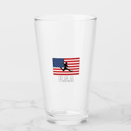 US Football Soccer Team USMNT Glas (Voorkant)